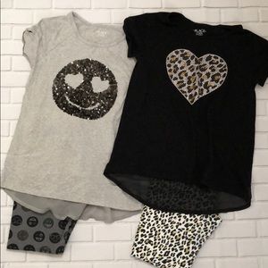 2 legging and tunic outfits
